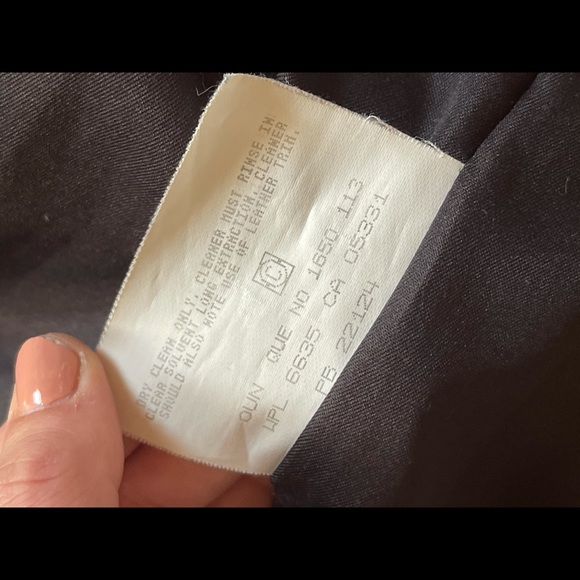 80 Vintage Woolrich Blue Wool Tapestry Blanket Coat - Picture 7 of 12